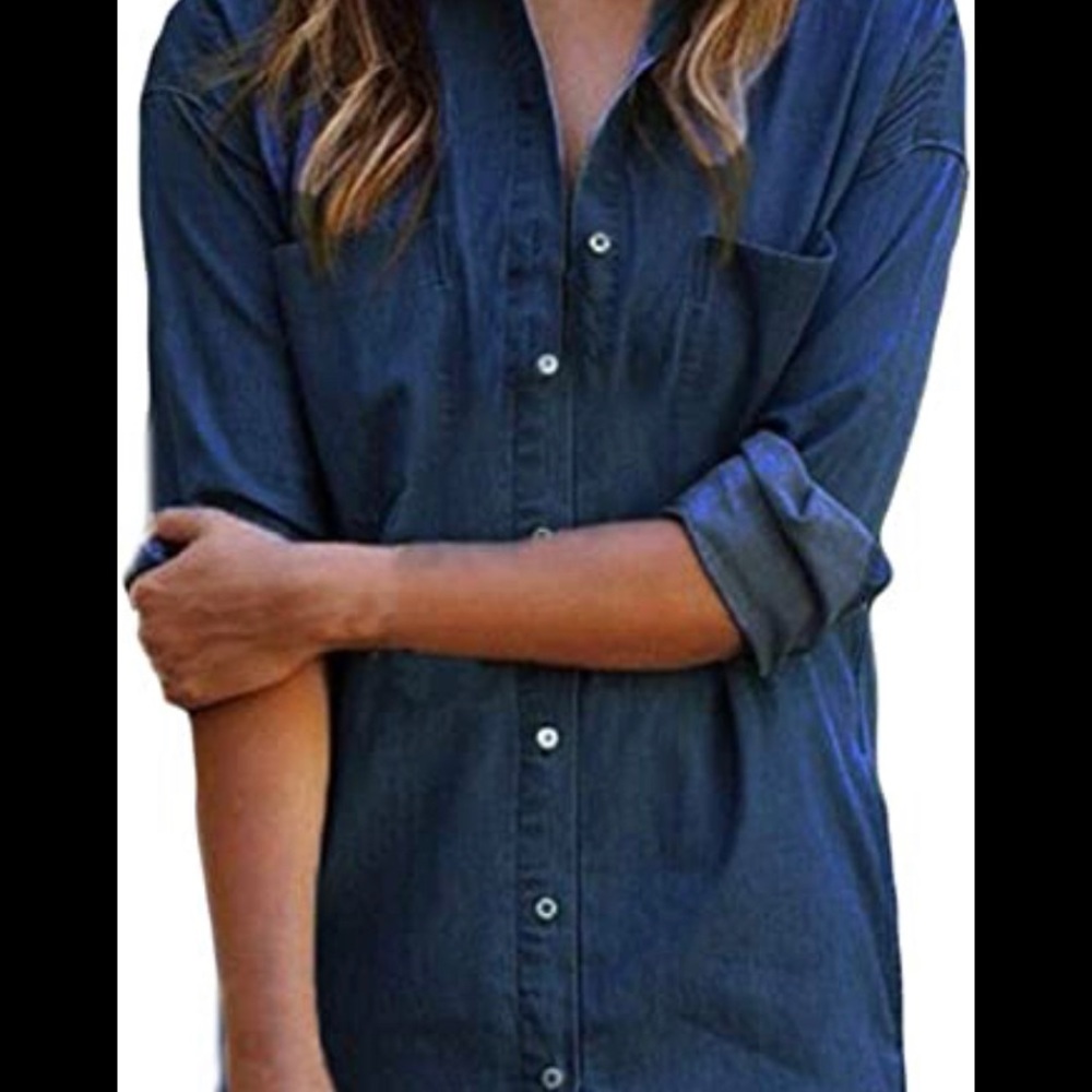 NWOT long sleeve denim tunic dress